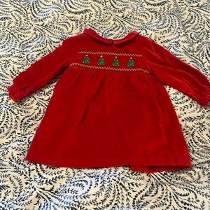 Baby Boden Velvet Christmas Dress - 3 to 6 months